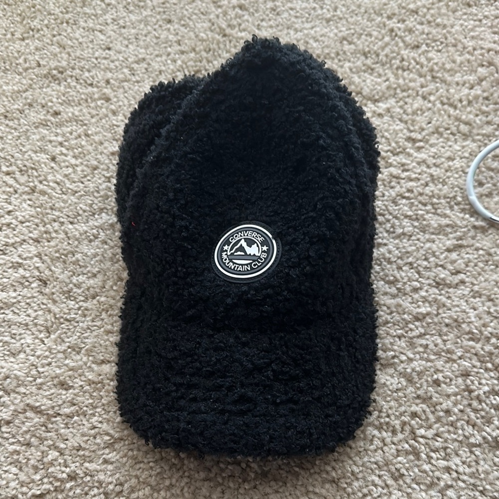 Converse Black Textured Cap